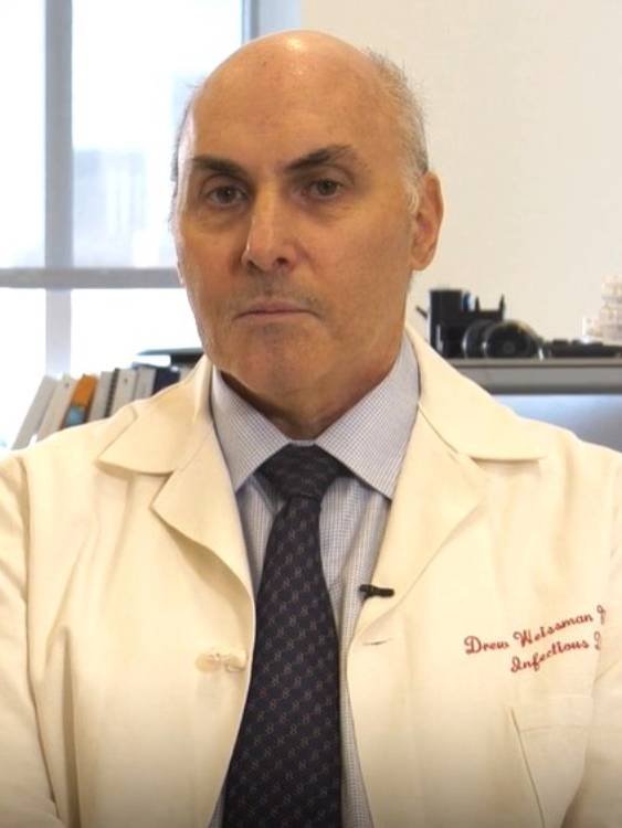 Primer plano de Drew Weissman, codescubridor de la tecnología de ARNm y Premio Nobel de Medicina 2023.