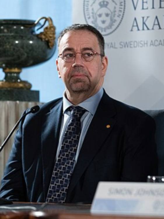 Daron Acemoglu – Nobel de Economía 2024 Fotografía del economista Daron Acemoglu, premiado con el Nobel de Economía 2024 por sus estudios sobre instituciones políticas y sociales.