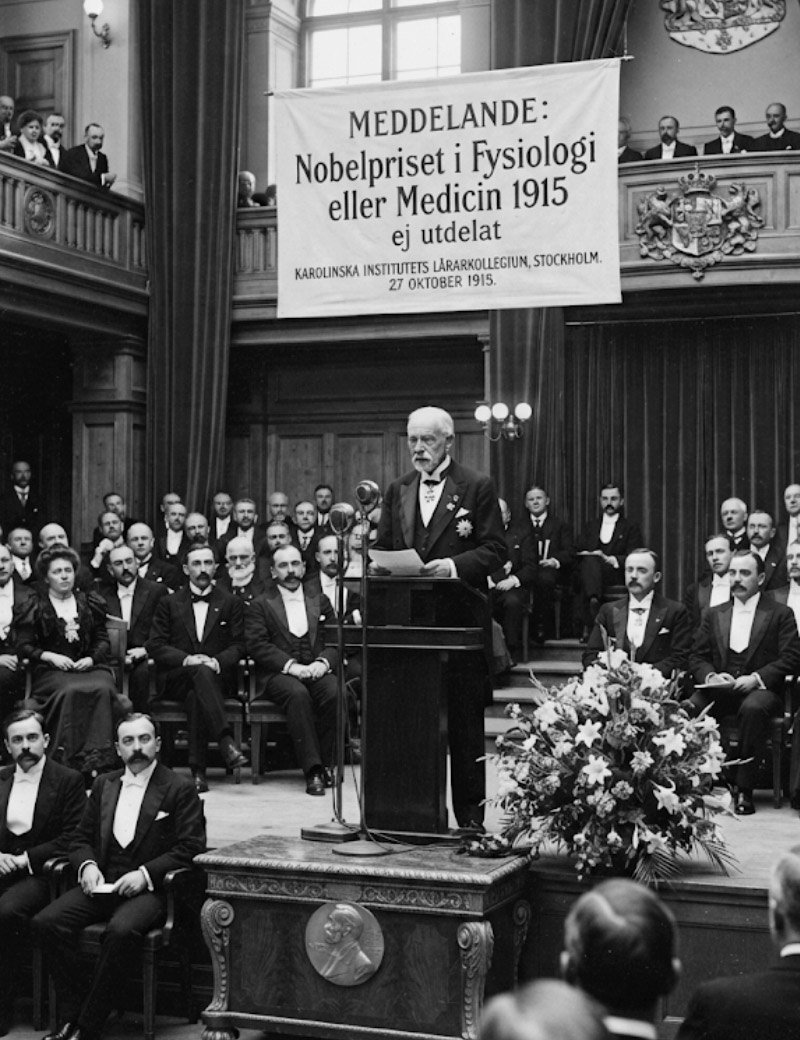 El Premio Nobel de Medicina de 1915 no fue otorgado El Premio Nobel de Medicina de 1915 no fue otorgado
